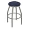 Holland Bar Stool Co 30" Swivel Bar Stool, Nickel Finish, Graph Anchor Seat X802 - alternate 1